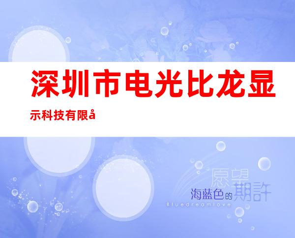 深圳市电光比龙显示科技有限公司